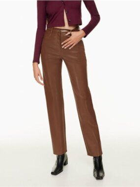 Aritzia Wilfred Melina Vegan Leather Pants